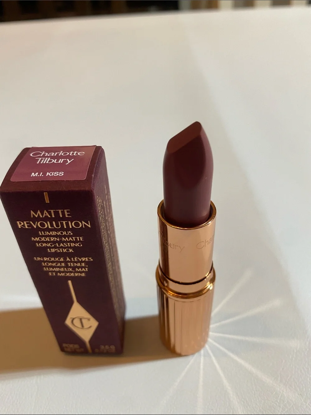 Velvety Matte Lipstick — Dusty Rose Mauve M.I.Kiss